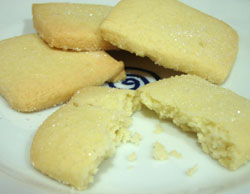 Shortbread with crumbs